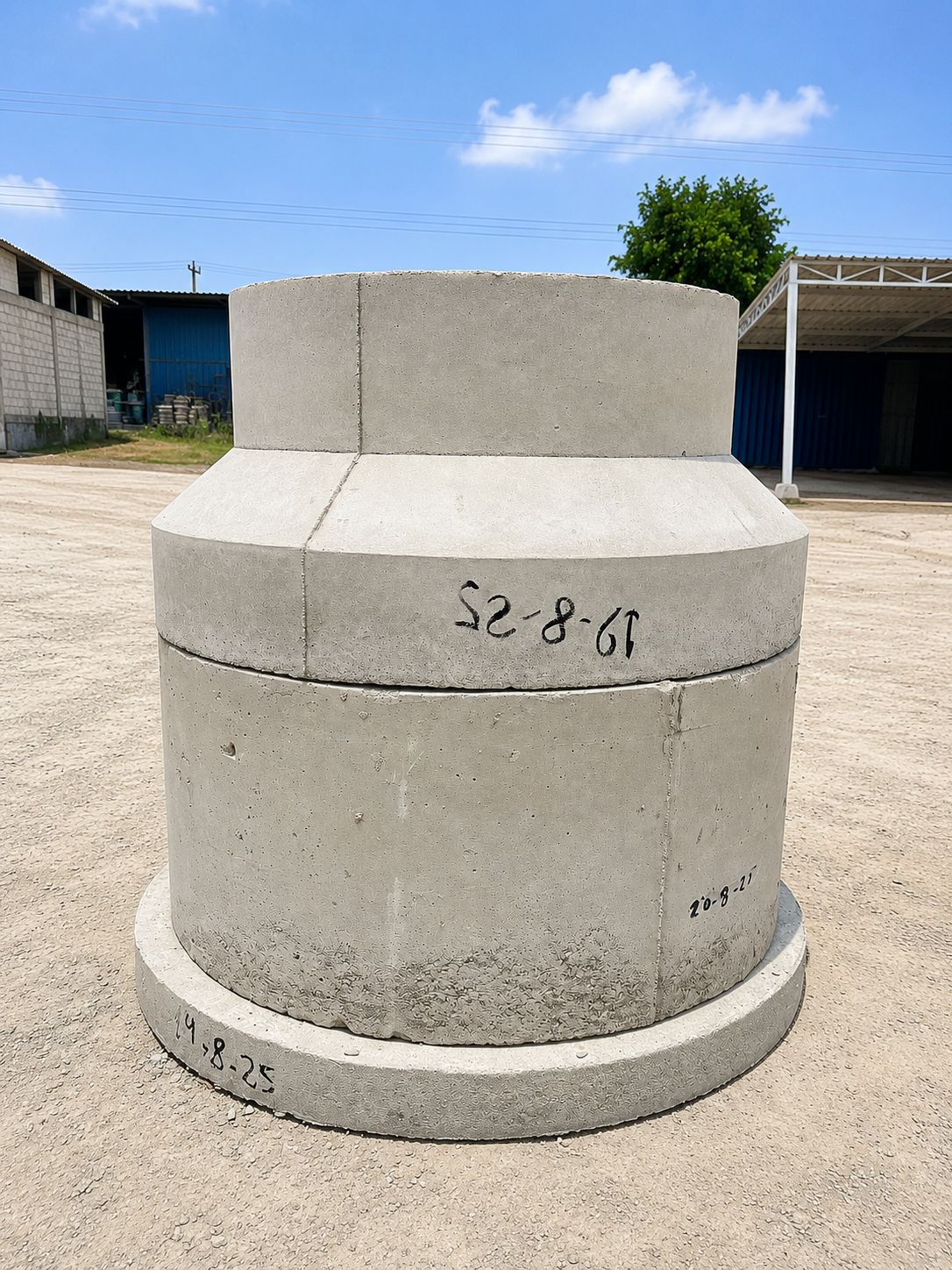 Poço de visita de concreto